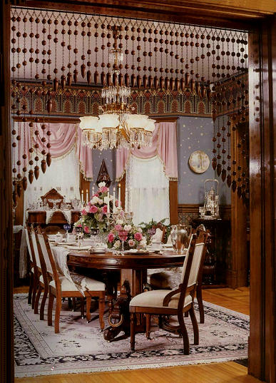 Wooden Ball and Chain Portieres, Fretwork or Curtains