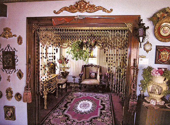 Wooden Ball & Chain Portieres, Fretwork, Curtains